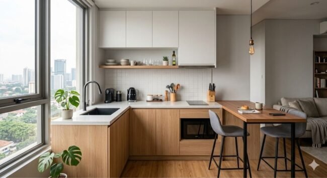 Desain Dapur Bersih (Pantry) Minimalis untuk Apartemen