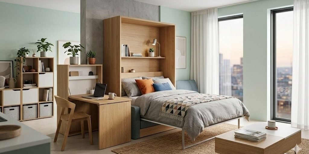 Inspirasi Furniture Multifungsi (Space-Saving) untuk Apartemen Solusi Cerdas Hunian Minimalis