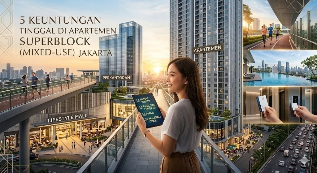 Keuntungan Tinggal di Apartemen Superblock (Mixed-Use) Jakarta