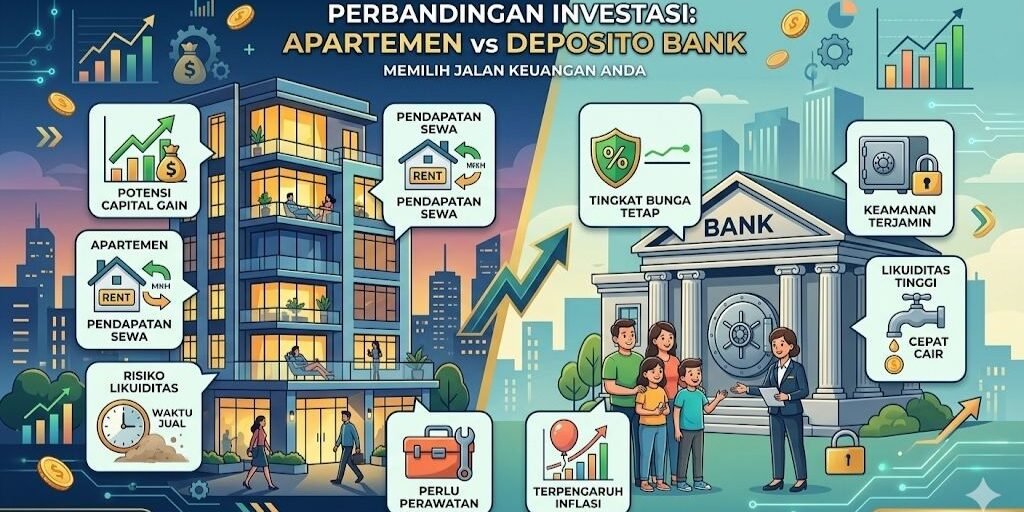 Perbandingan Investasi Apartemen dan Deposito Bank