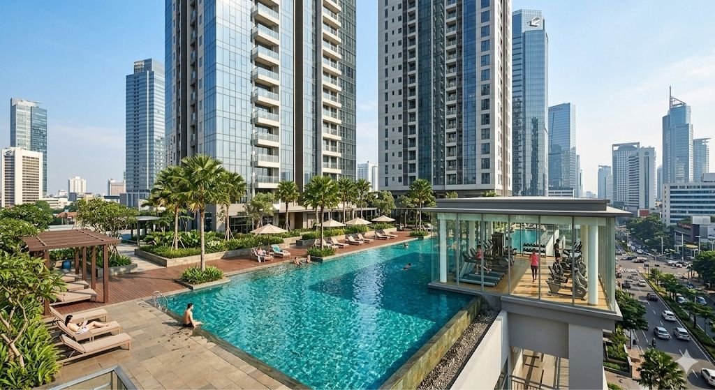 Apartemen dengan Fasilitas Gym dan Kolam Renang Terbaik di Kuningan