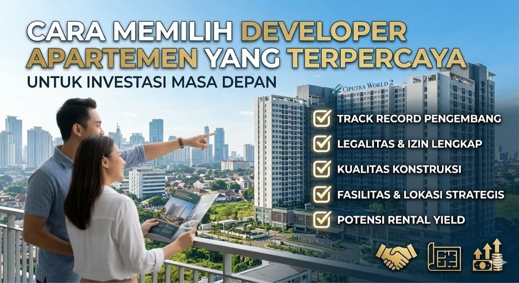 Cara Memilih Developer Apartemen yang Terpercaya untuk Investasi Masa Depan