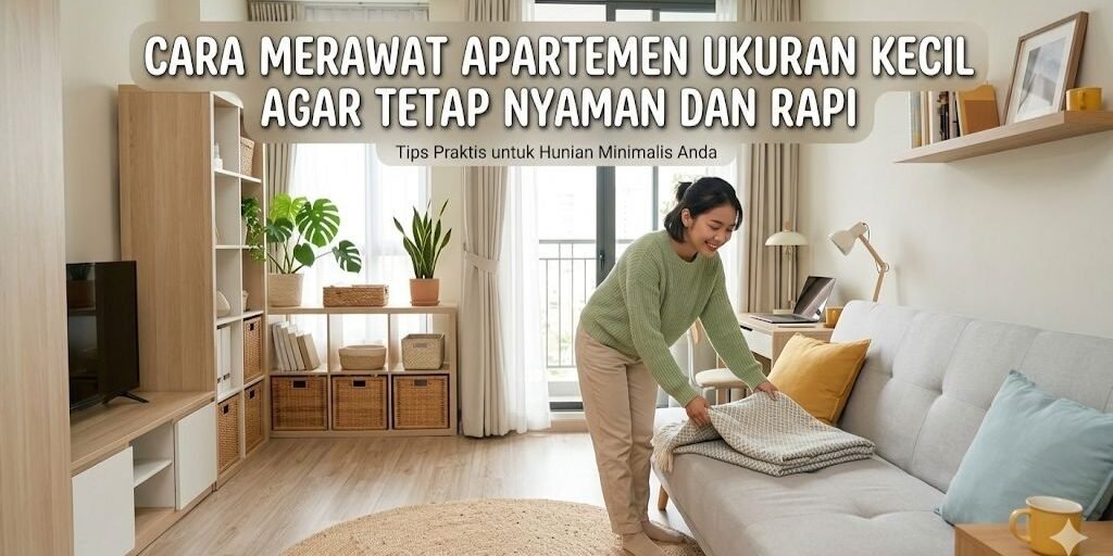 Cara Merawat Apartemen Ukuran Kecil agar Tetap Nyaman dan Rapi