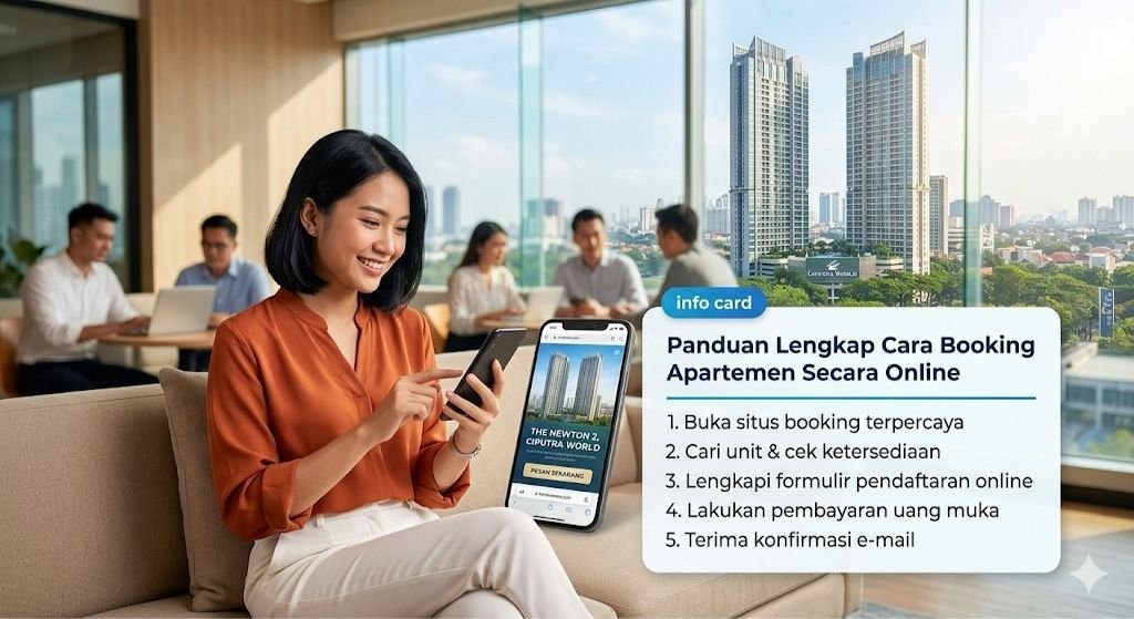 Panduan Lengkap Cara Booking Apartemen Secara Online, Hunian Modern di The Newton 2, Ciputra World