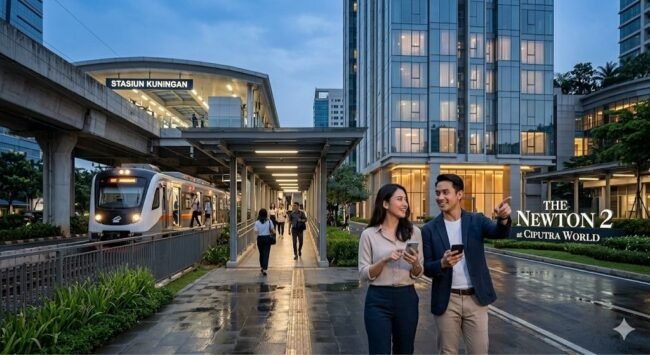 Strategi Memilih Apartemen Dekat Stasiun Kereta Mengapa The Newton 2 di Ciputra World Adalah Investasi Terbaik